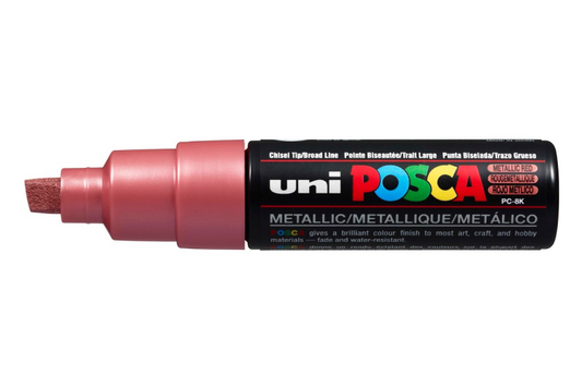 Uni Posca Verfmarker 8K Metallic Rood