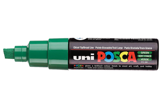 Uni Posca Verfmarker 8K Donkergroen