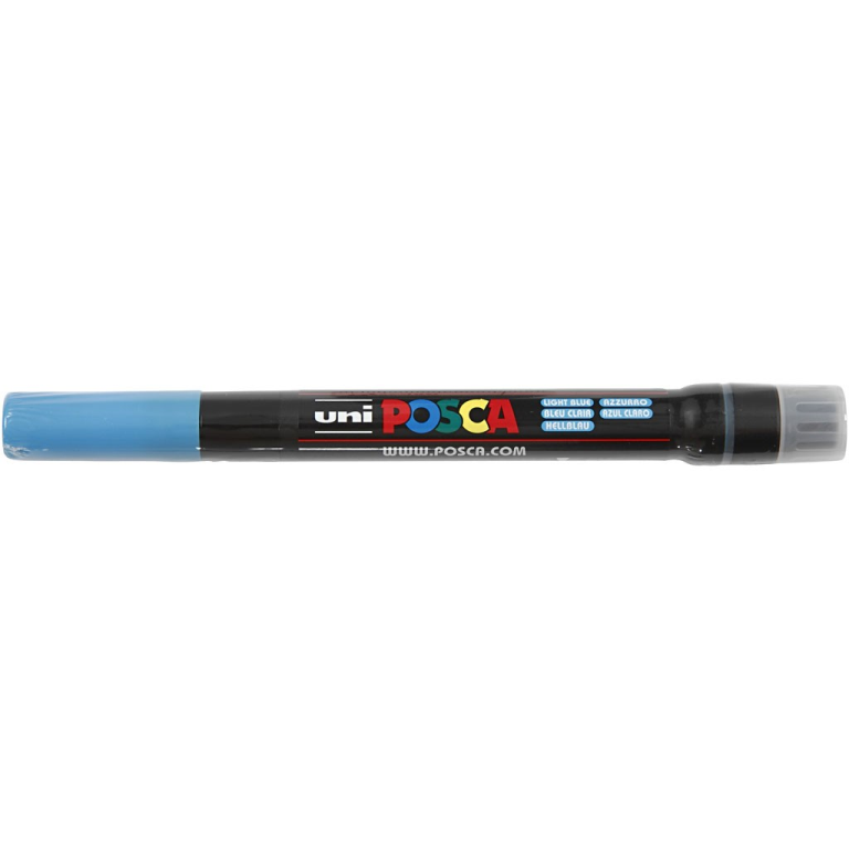 Uni Posca Brush Pen F350 Light Blue