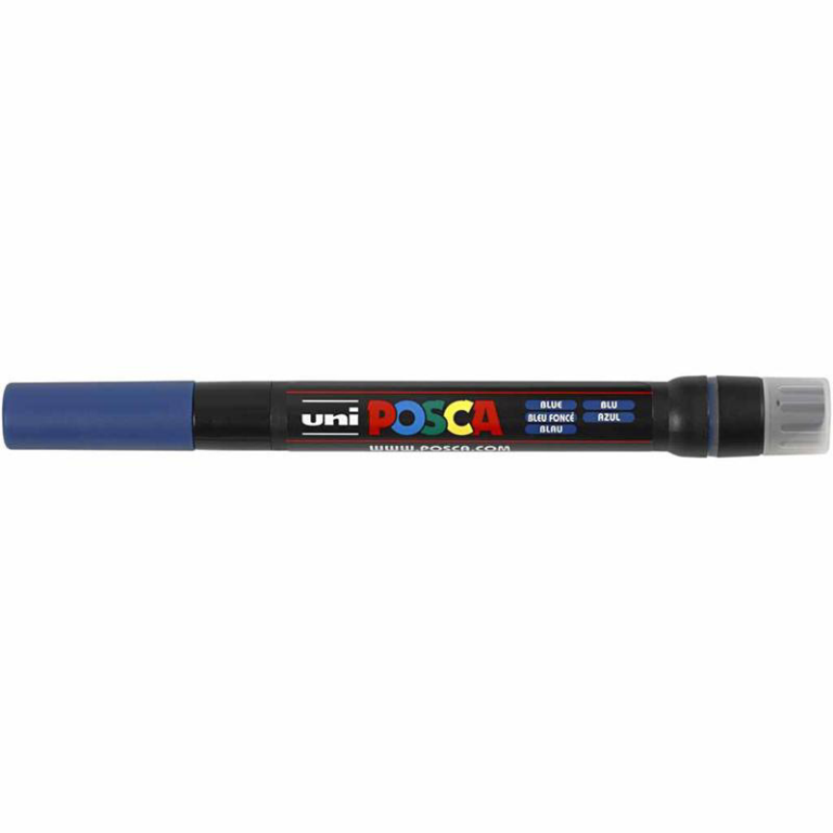 Uni Posca Brush F350 Dark Blue