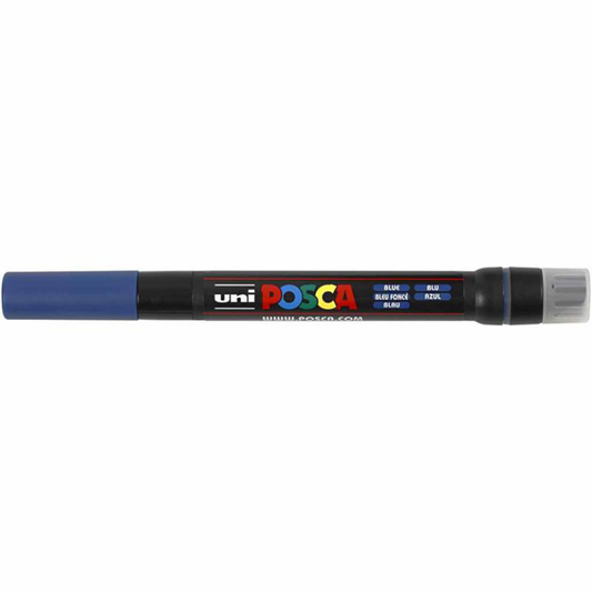 Uni Posca Pinsel F350 Dunkelblau