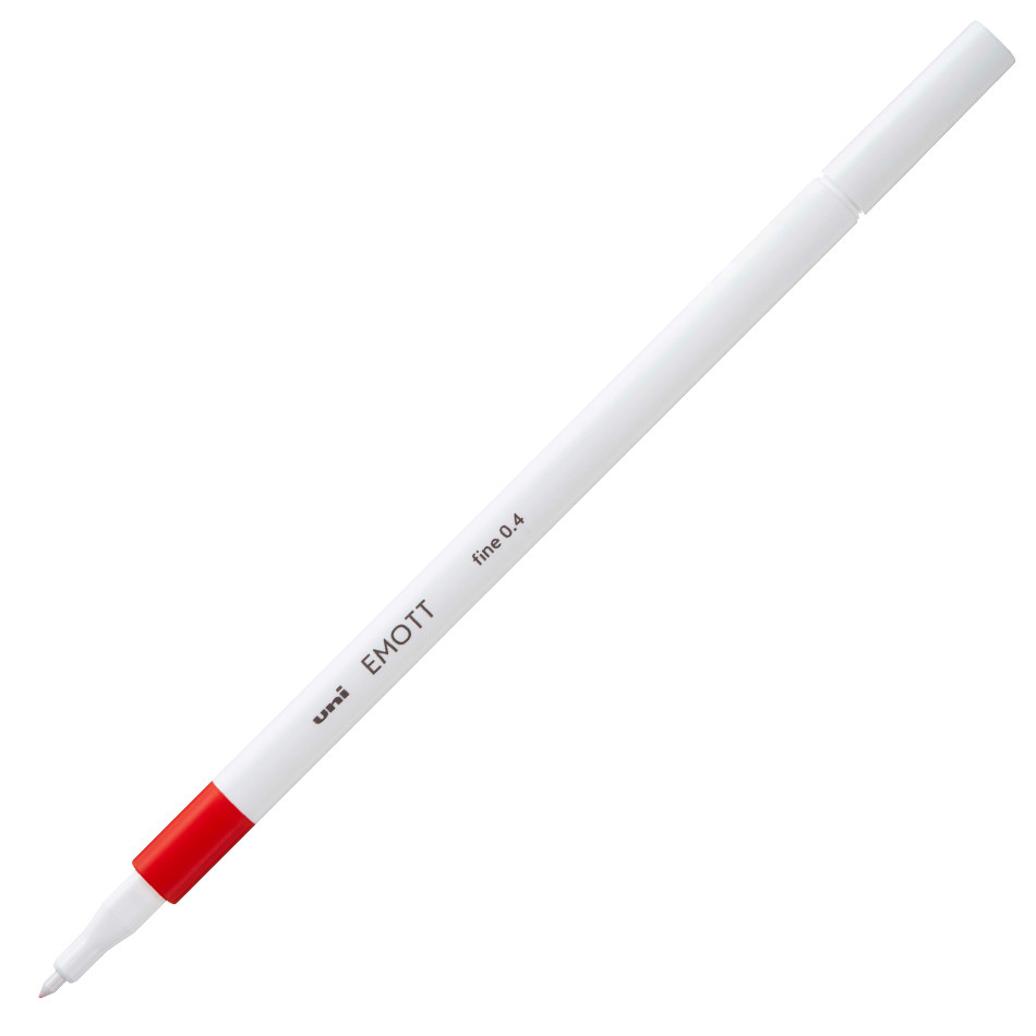 Uni Emott Fineliner 0,4 mm Rot