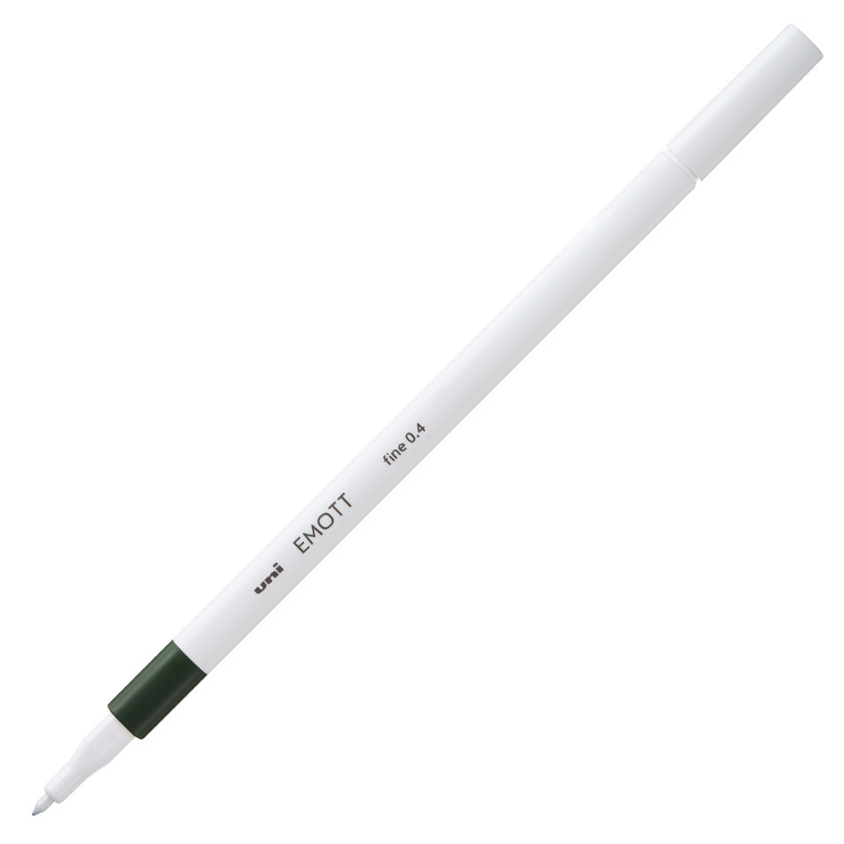 Uni Emott Fineliner 0,4 mm Kakigroen