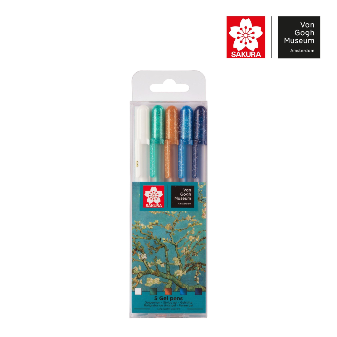 Sakura Gelly Roll Van Gogh Museum Gel Pen Set 5 pieces