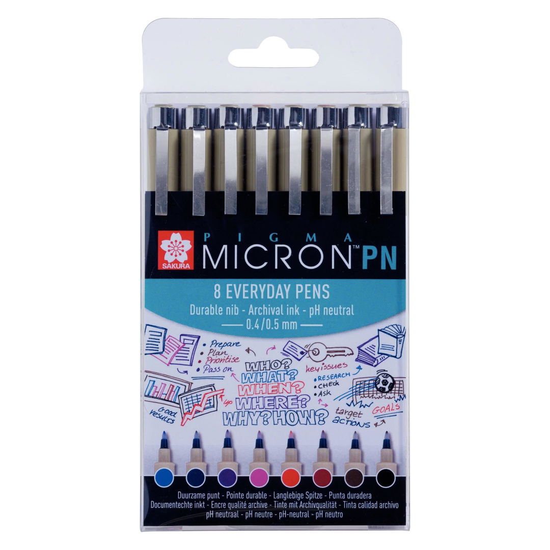 Sakura Pigma Pennen Set 8 stuks Multi