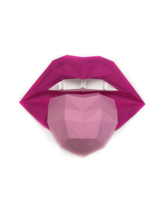 Wizardi 3D Papercraft Lippen 36x50x15 cm