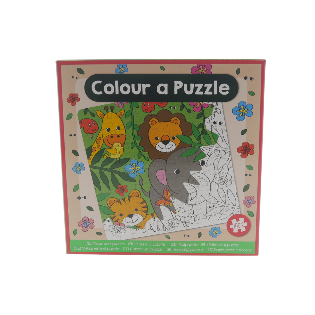 Wins Mini Puzzel Kleuren Jungle