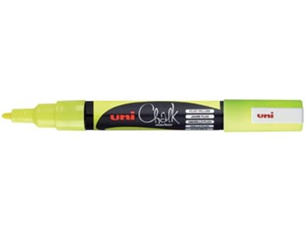 Uni Chalk Marker 3MS Geel
