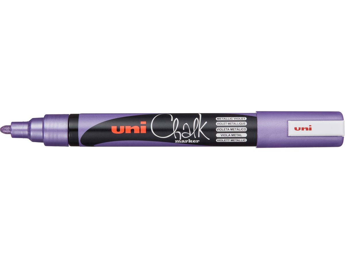 Uni Chalk Marker 5M Metallic Paars
