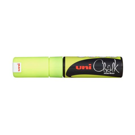Uni Chalk Marker 8K Geel Fluo