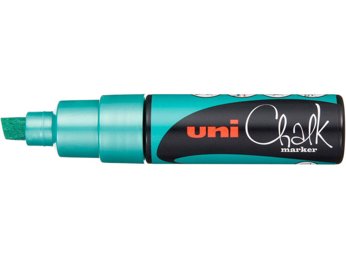 Uni Chalk Marker 8K Metallic Green
