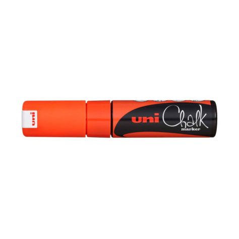 Uni Chalk Marker 8K Orange Fluorescent