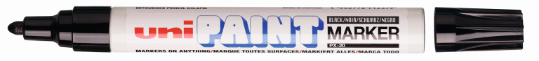 Uni Paint Marker Zwart 2,8 mm