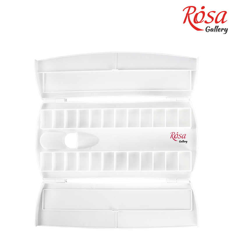 Rosa Gallery Plastic Empty Watercolor Box 24 Pan