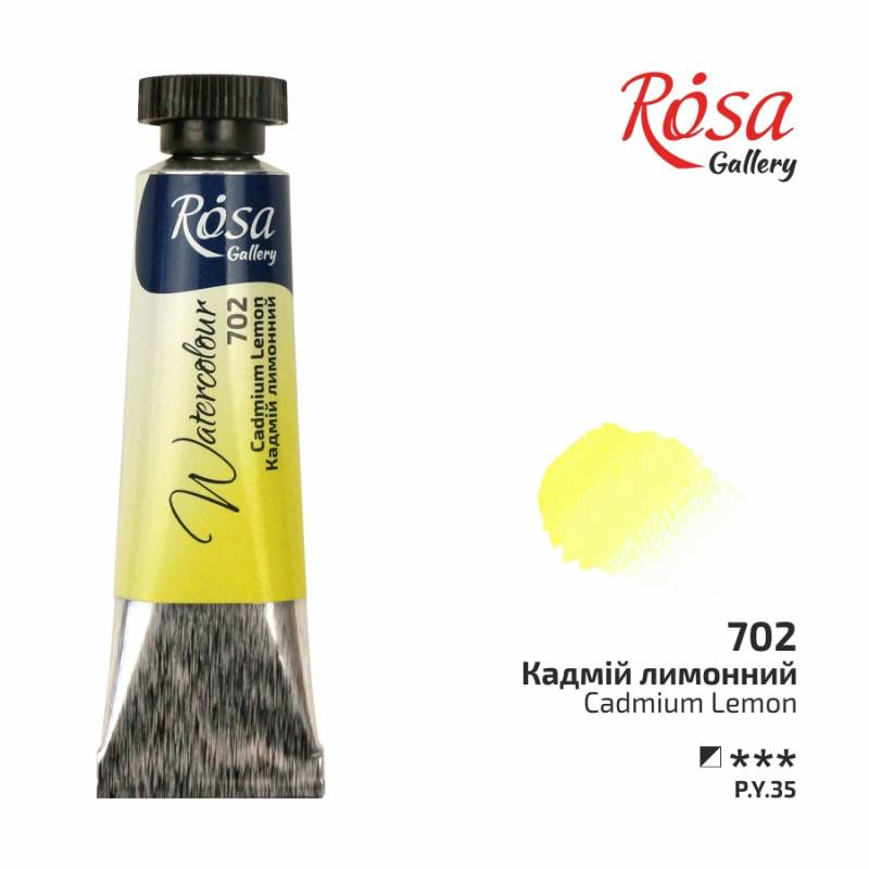 Rosa Gallery Aquarelverf Tube 10 ml Cadmium Citroen