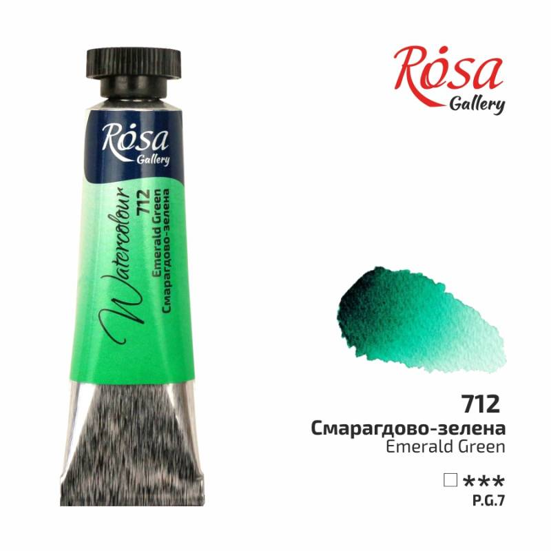 Rosa Gallery Aquarellfarbe Tube 10 ml Smaragdgrün