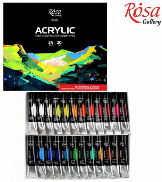 Rosa Gallery Acrylverf Set 24x20 ml