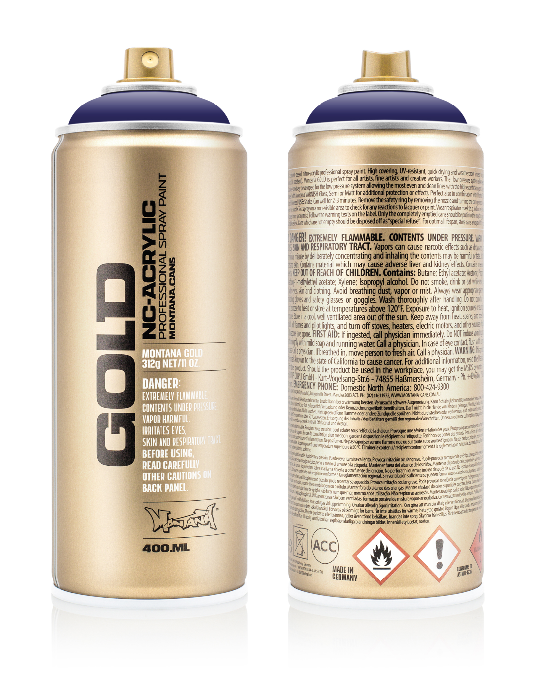 Montana Gold Spray Can 400 ml Shock Lilac