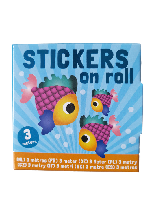Wins Stickers op Rol 3m Oceaan