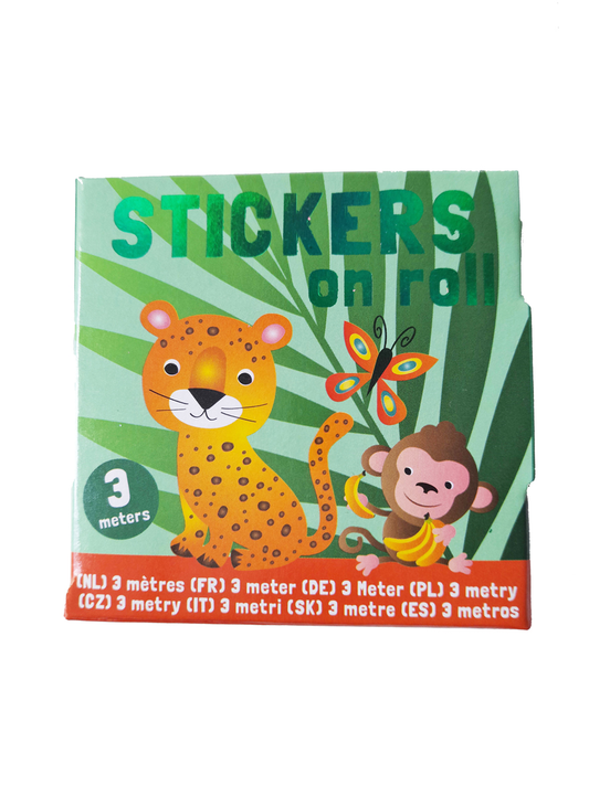 Wins Stickers op Rol 3m Safari