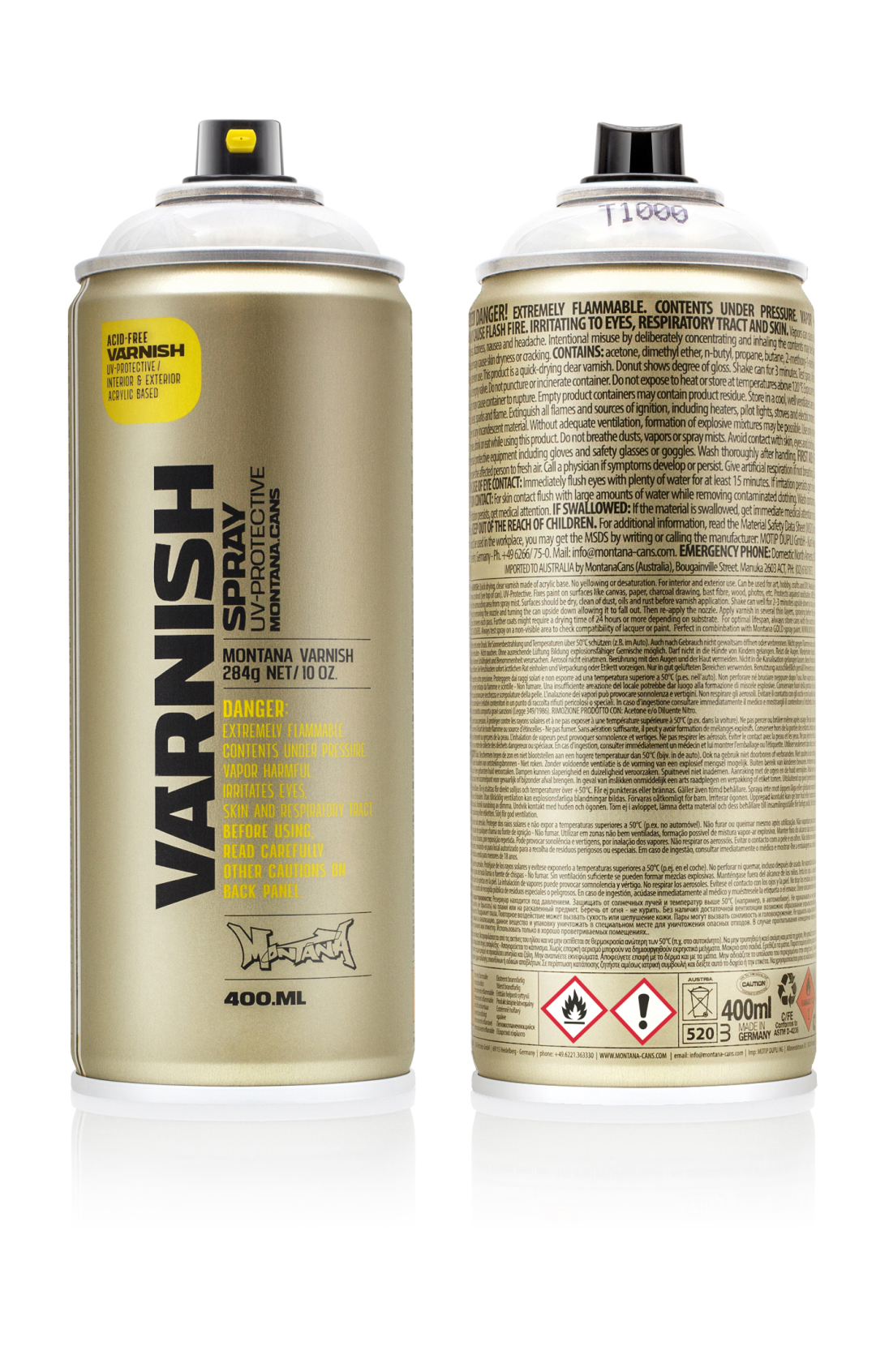 Montana Sprühlack Glänzend 400ml
