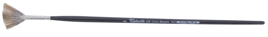 Tintoretto Synthetic Mangusta Fan Brush 02