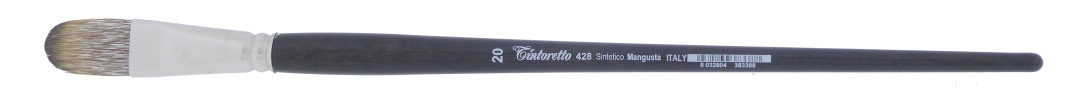 Tintoretto Synthetic Mangusta Cat's Tongue Brush 20