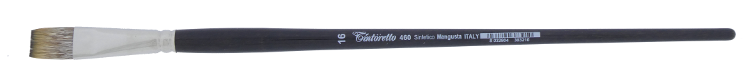 Tintoretto Synthetic Mangusta Flat Brush 16