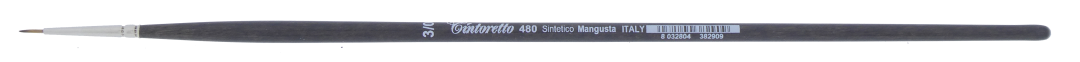 Tintoretto Synthetik Mangusta Pinsel Rund 000