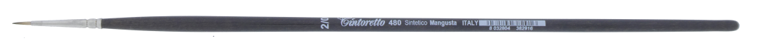 Tintoretto Synthetic Mangusta Round Brush 00