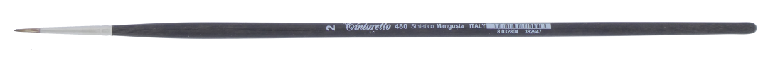 Tintoretto Synthetic Mangusta Round Brush 02