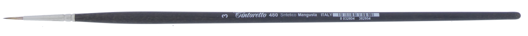 Tintoretto Synthetic Mangusta Round Brush 03