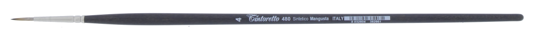 Tintoretto Synthetic Mangusta Round Brush 04