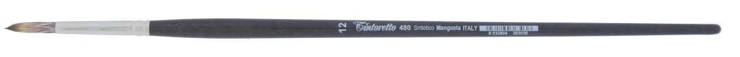 Tintoretto Synthetic Mangusta Round Brush 12