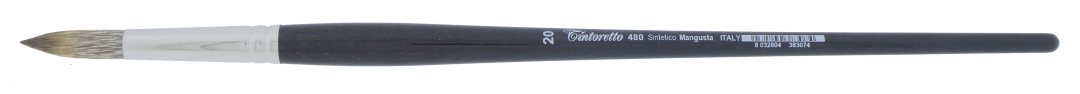 Tintoretto Synthetic Mangusta Round Brush 20