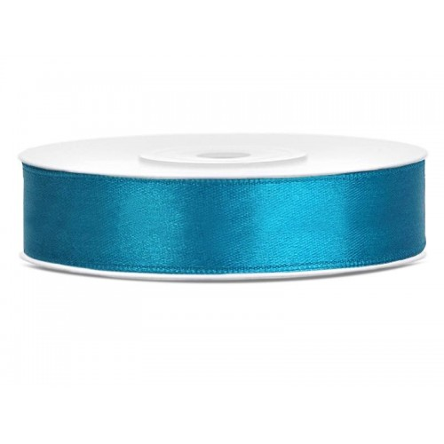 Satinband 12 mm 25 m Türkis