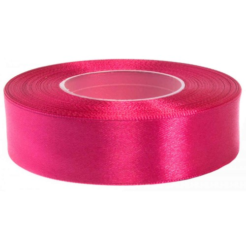 Satinband 25 mm 25 m Luxus Himbeerrosa