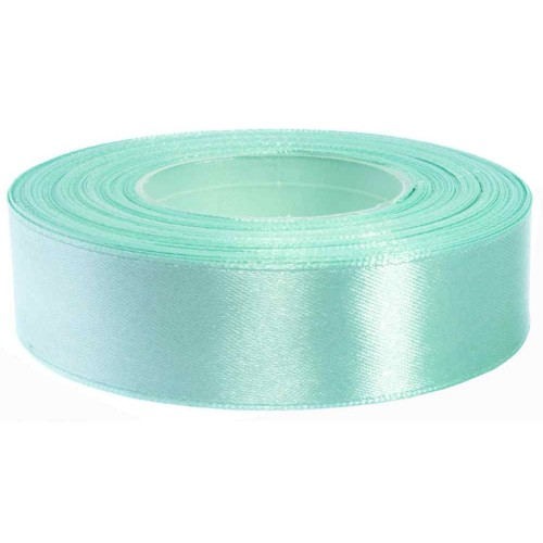 Satinband 25 mm 25 m Luxus Hell Mint