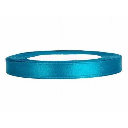 Satijnlint 6 mm 25 m Turquoise