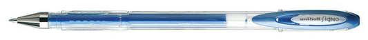 Uni Signo Gelpen Metallic Blauw 0,8 mm