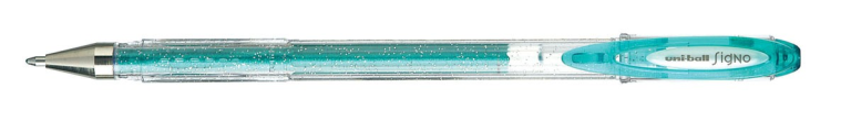 Uni Signo Gelroller Glitter Grün 1 mm