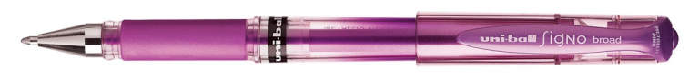 Uni Signo Gel Pen Broad Pink 1 mm