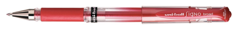 Uni Signo Gel Pen Broad Red 1 mm