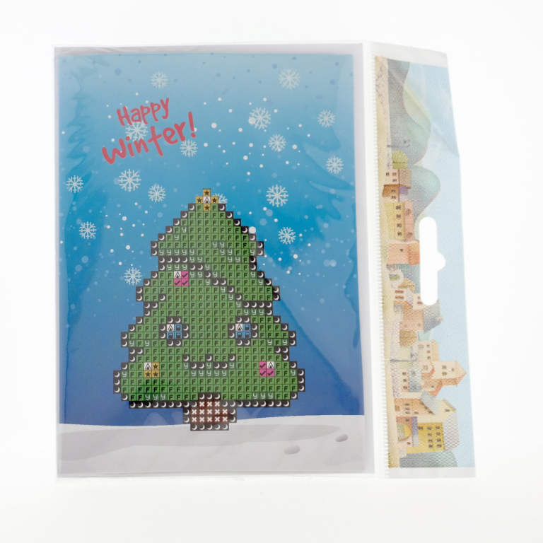 Wizardi Diamond Painting Winterbaum
