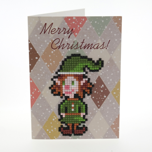 Wizardi Diammond Painting Kerst elf