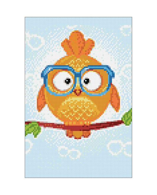 Wizardi Diamond Painting Leo de Uil 20x30cm