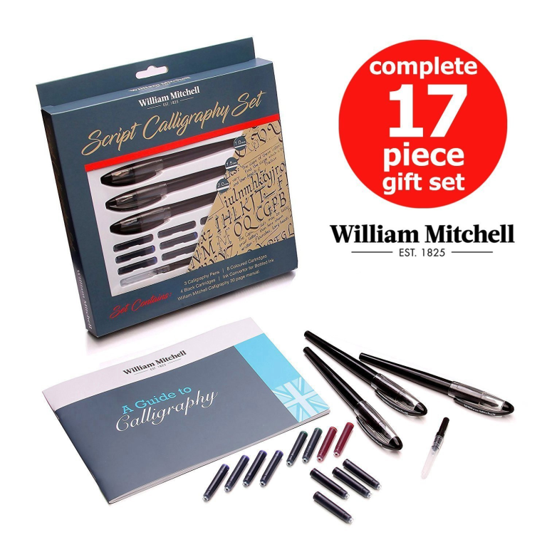 William Mitchell Script Calligraphy Set 17-piece