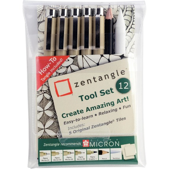 Sakura Zentangle Set 12 Stück