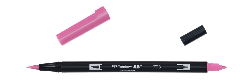 Tombow ABT Dual Brush Pen 703 Pink Rose