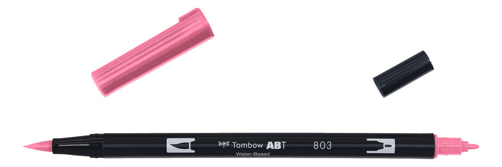 Tombow ABT Dual Brush Pen 803 Pink Punch